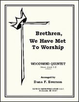 BRETHREN WE HAVE MET TO WORSHIP WOODWIND QUINTET cover